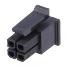 Plug; wire-to-board; female; PIN: 4; without contacts; 3mm